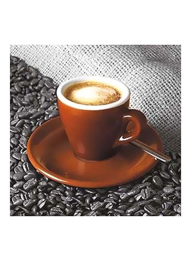 PHOTOBLOCK Decorative Wall Poster Grey/Brown/White 32x32cm