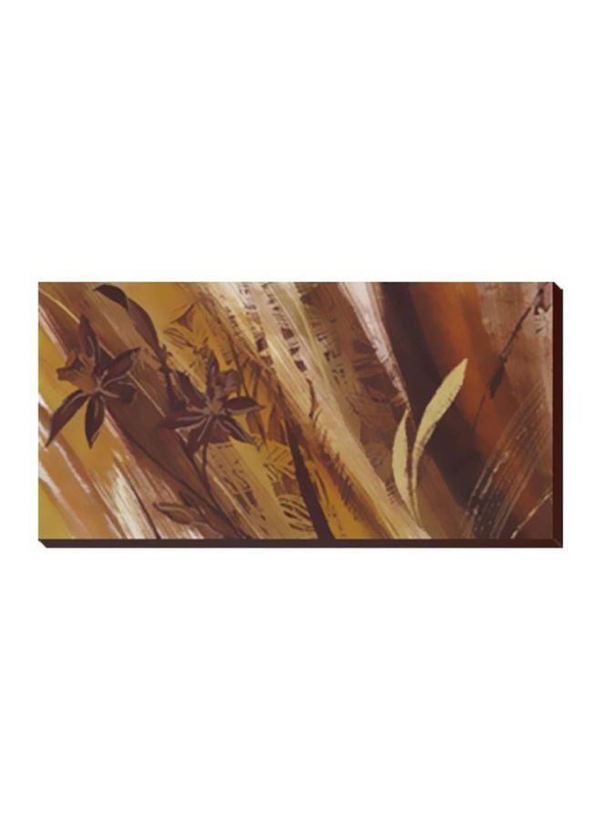 Photo Block Decorative Wall Painting With Frame Brown/Beige 54x18cm 
