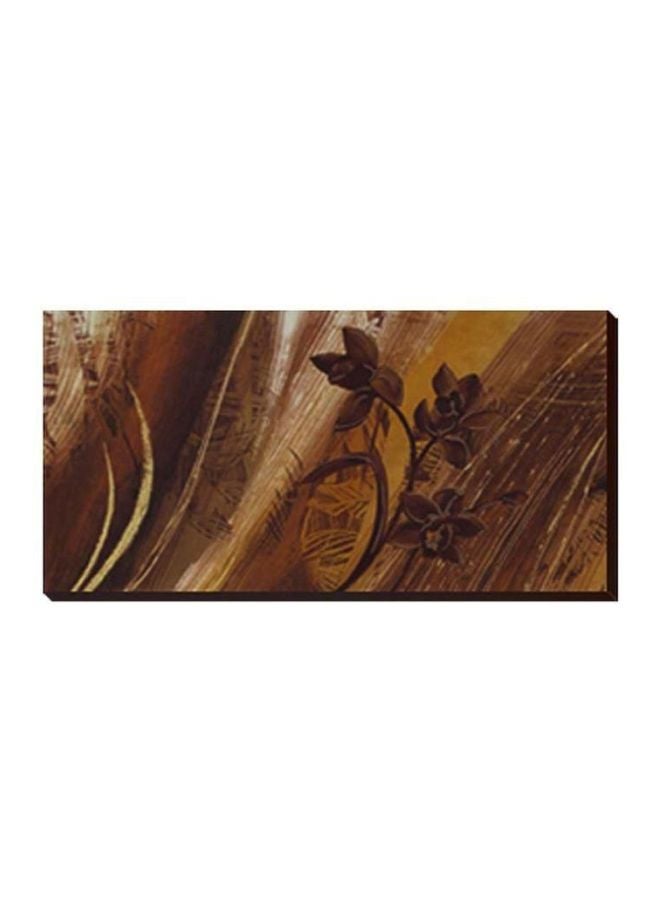 Photo Block Decorative Wall Painting With Frame Brown/Beige 