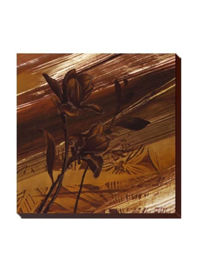 فوتو بلوك لوحة جدارية لتزيين الحائط مع إطار بني 47x47سم