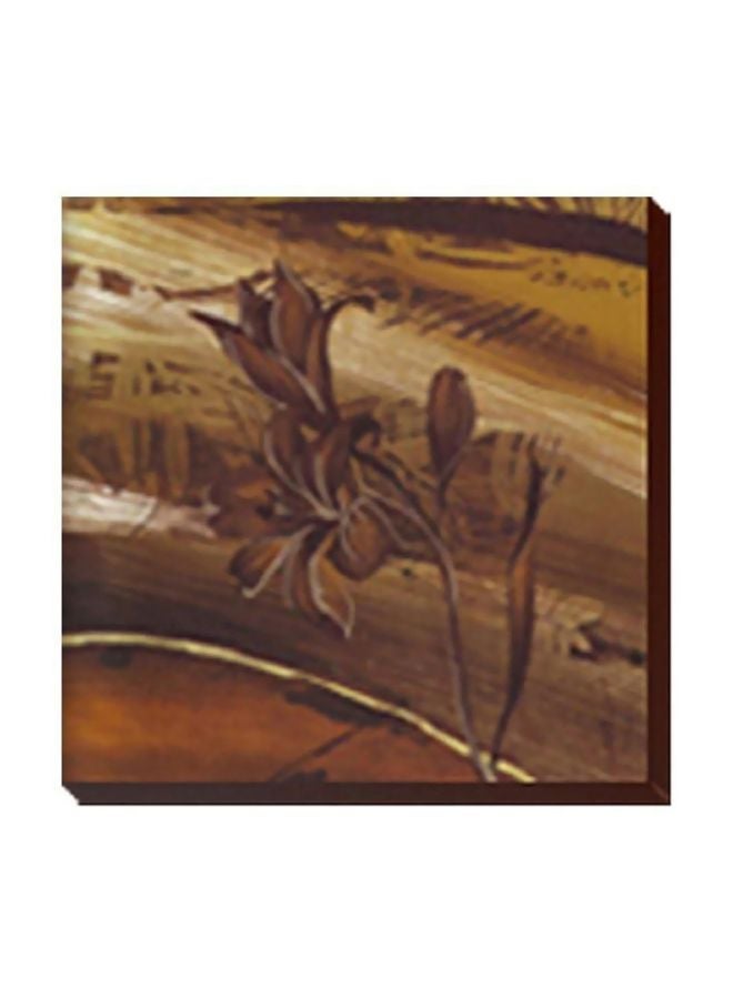 لوحة جدارية لتزيين الحائط مع إطار بيج/بني/أسود 47x47سم