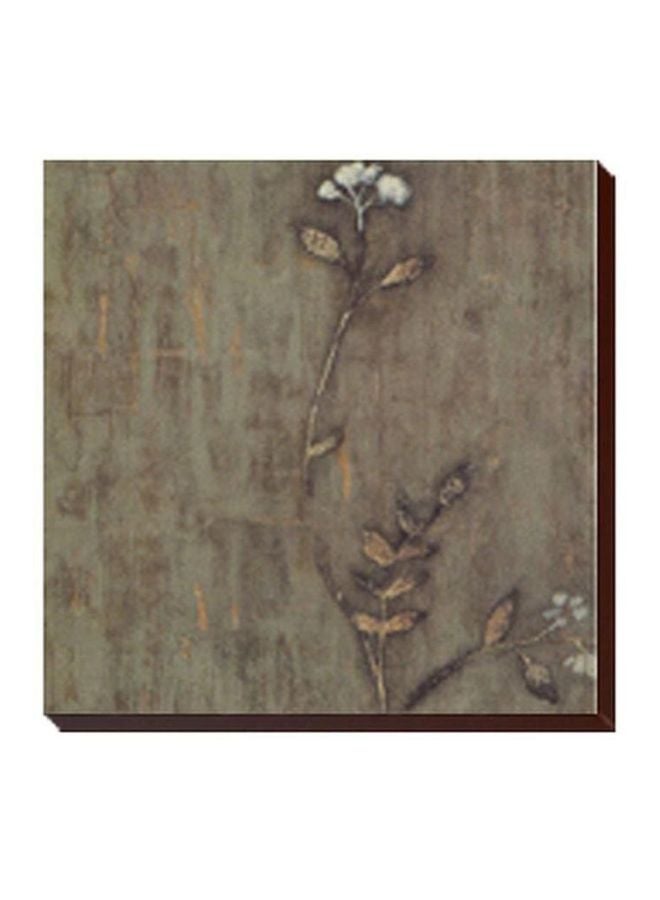 Decorative Wall Painting With Frame Grey/White 15x15cm