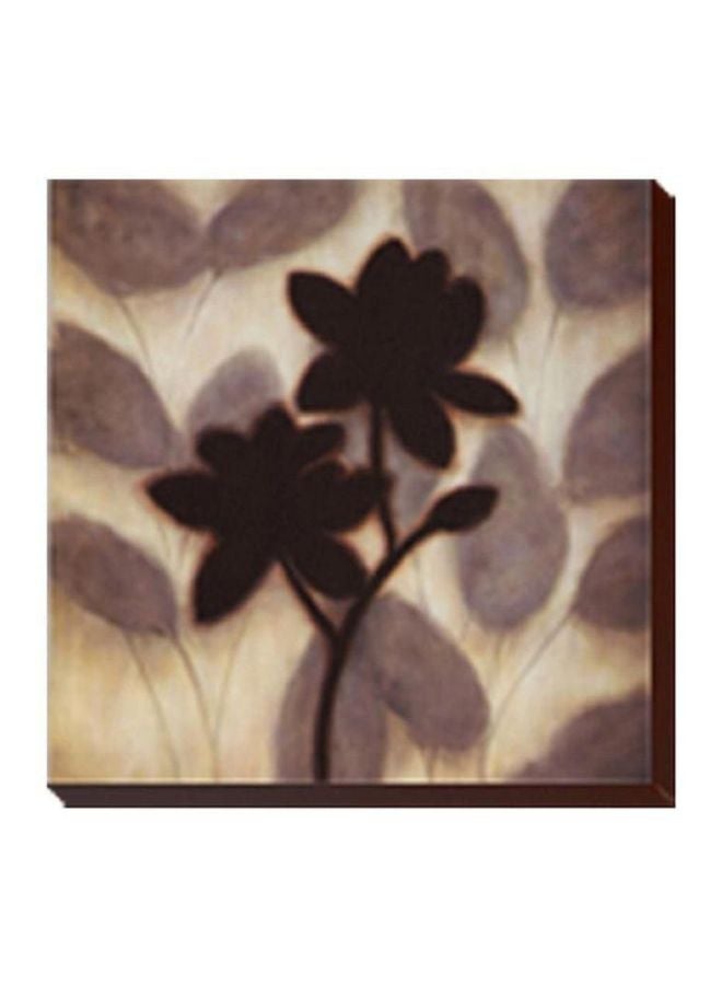 فوتو بلوك لوحة جدارية لتزيين الحائط مع إطار بيج/بني/أسود 47x47سم