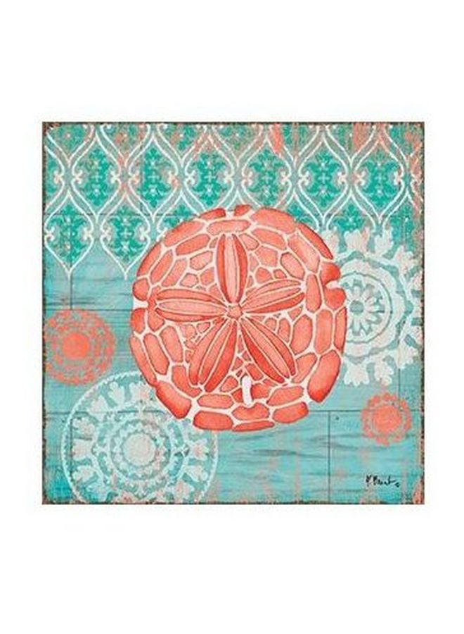 بوستر حائط للتزيين أزرق/أحمر/أبيض 23x23سم