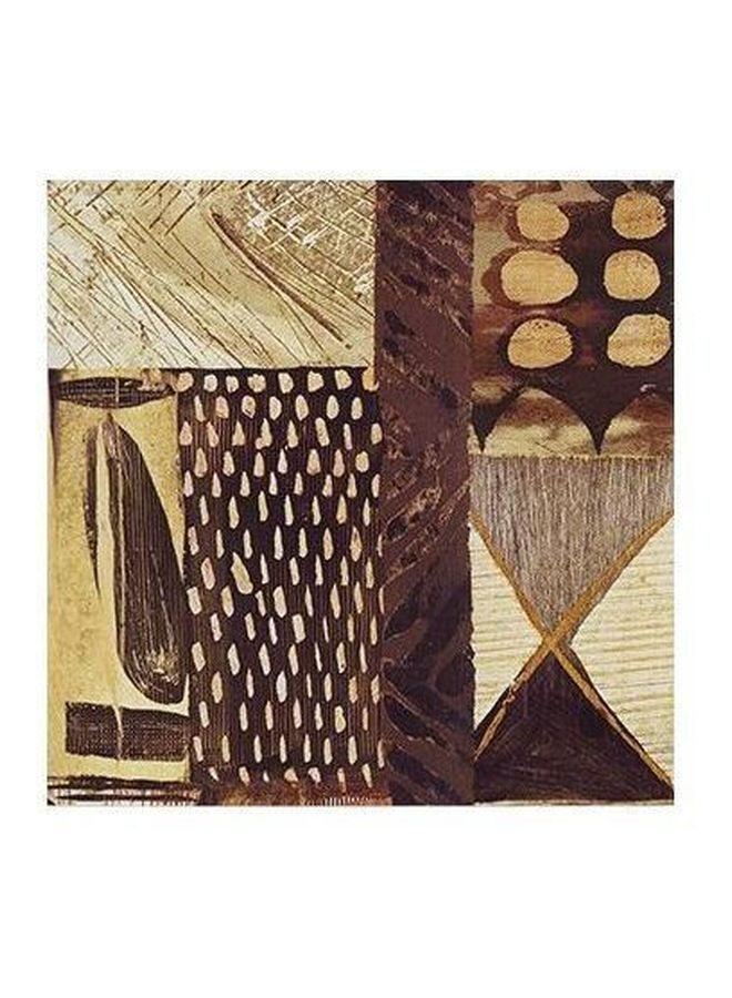 فوتو بلوك لوحة فنية لديكور الحائط رمادي/بيج/أبيض 15x15سم 