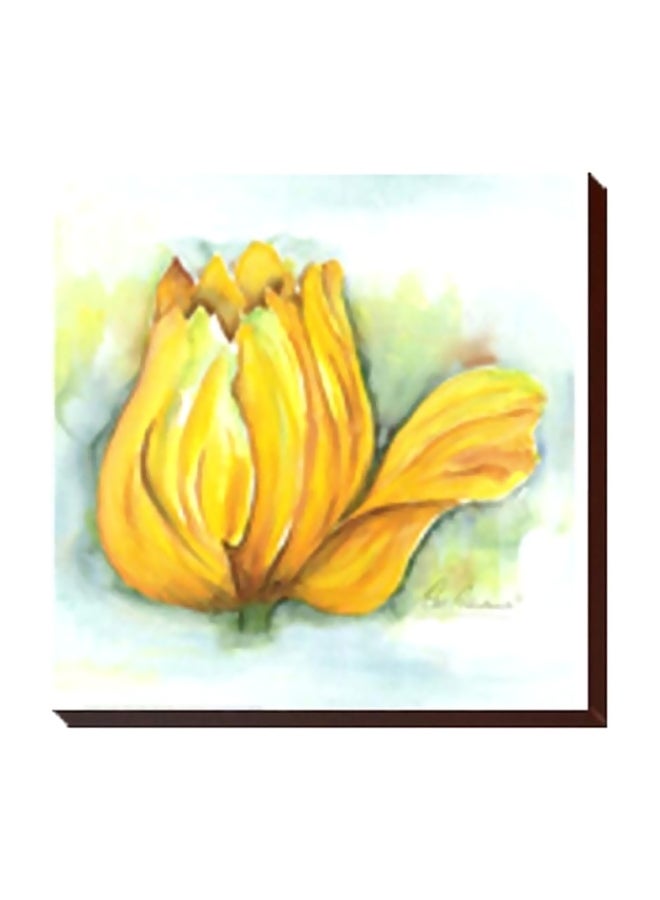 PHOTOBLOCK Decorative Wall Poster With Frame White/Yellow/Green