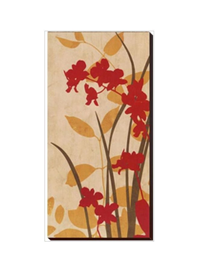 PHOTOBLOCK Decorating Wall Painting With Frame Red/Beige/Brown 29x99cm 
