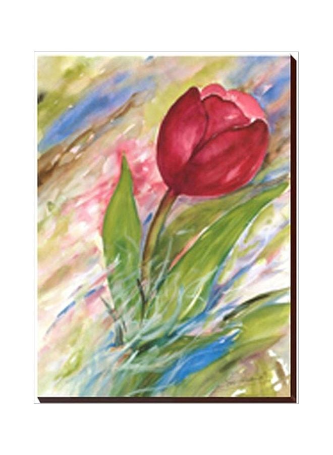 Decorating Wall Painting With Frame Red/Green/Yellow 47x47cm