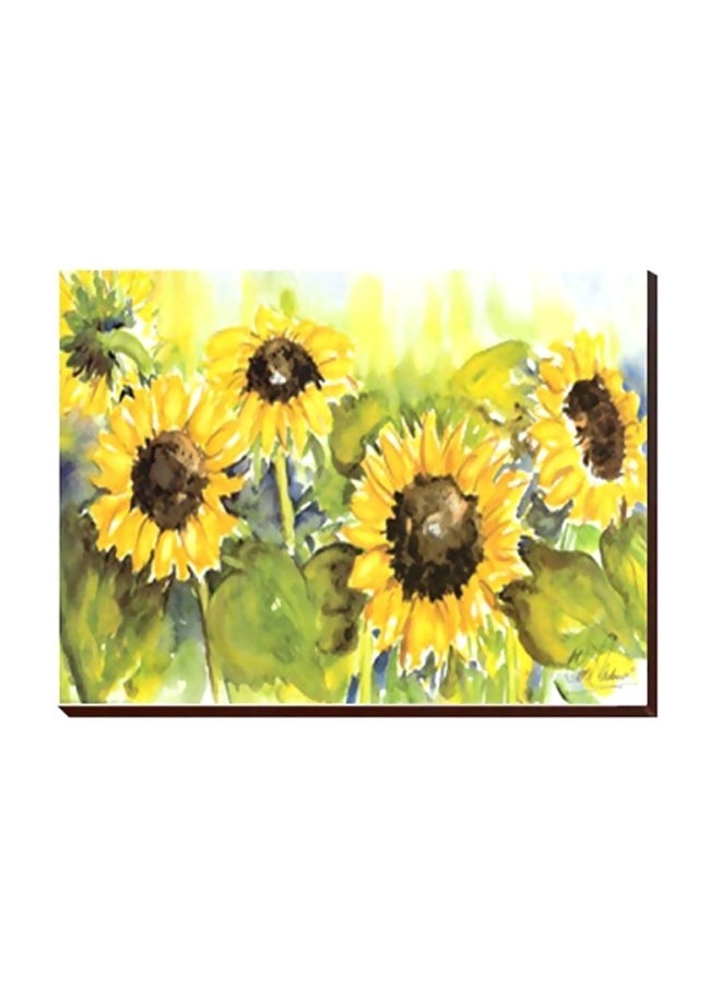 لوحة جدارية لتزيين الحائط مع إطار متعدد الألوان 54x34سم