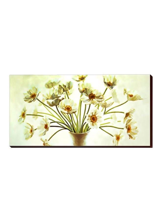 لوحة جدارية لتزيين الحائط مع إطار متعدد الألوان 54x18سم