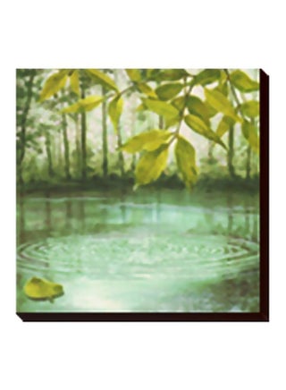 Decorative Wall Painting With Frame Green/White/Black 54x34cm - v1565785070/N29069804A_1
