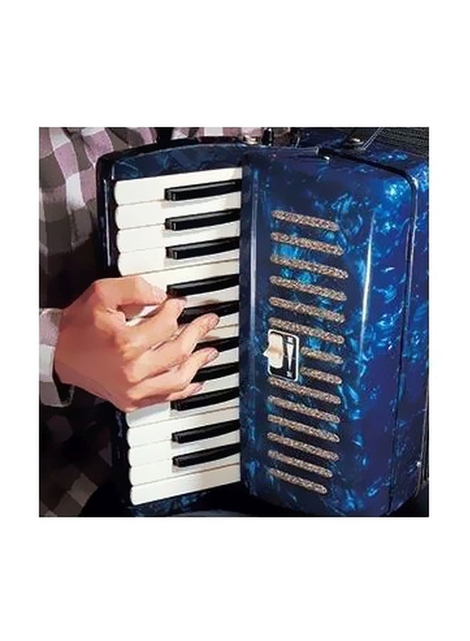 Decorative Wall Poster Blue/Black/White 50 X 50cm