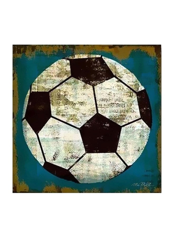 فوتو بلوك لوحة فنية لديكور الحائط أبيض / أسود / أزرق 50x50سم