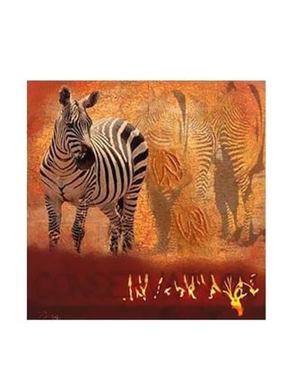 Decorative Wall Poster Brown/White/Black 32x32cm - v1565785137/N29071110A_1