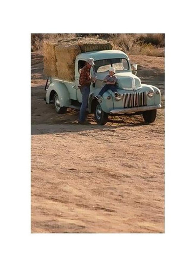 فوتو بلوك بوستر حائط للتزيين بني/أخضر 45X31سم