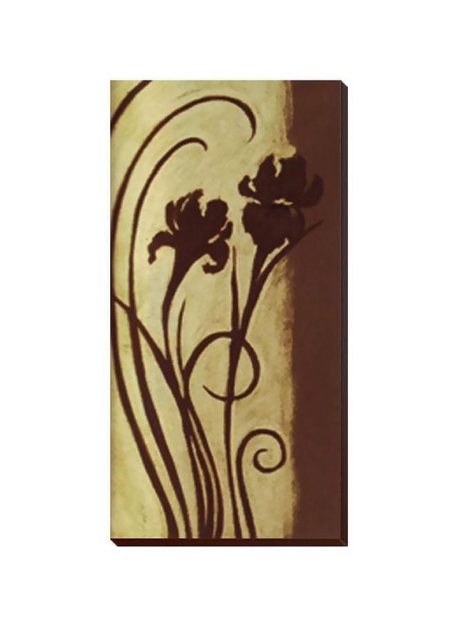 فوتو بلوك لوحة جدارية لتزيين الحائط مع إطار بيج/أسود/رمادي 20x60سم 