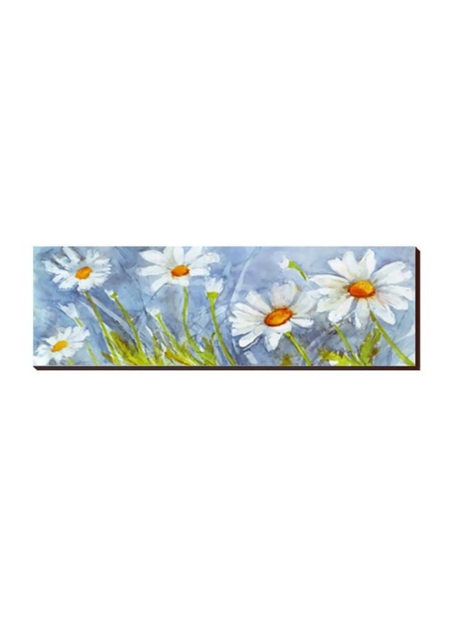 Decorative Wall Painting With Frame Multicolour 60x20cm