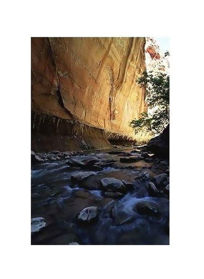 بوستر حائط للتزيين ذهبي/أسود/أبيض 60x40سم