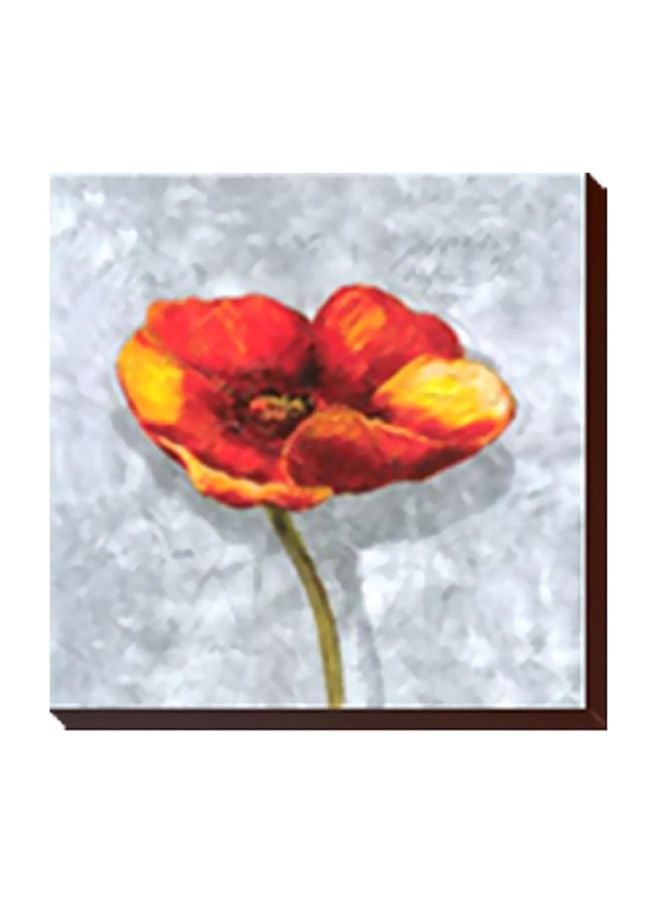 Decorative Wall Poster With Frame Multicolour 24 X 24cm