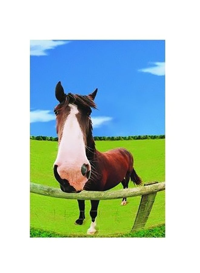 Decorative Wall Poster Blue/White/Black 45x31cm