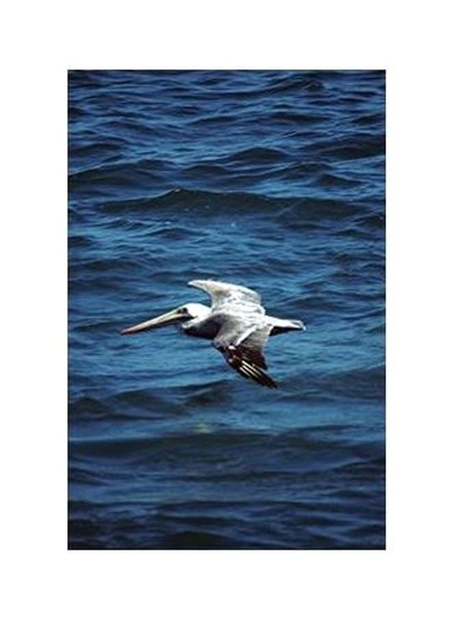 PHOTOBLOCK Decorative Wall Poster Blue/White 60 X40cm 