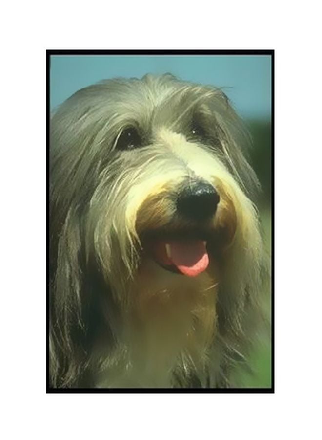 بوستر حائط للتزيين أبيض/ بني/ وردي 45x31سم