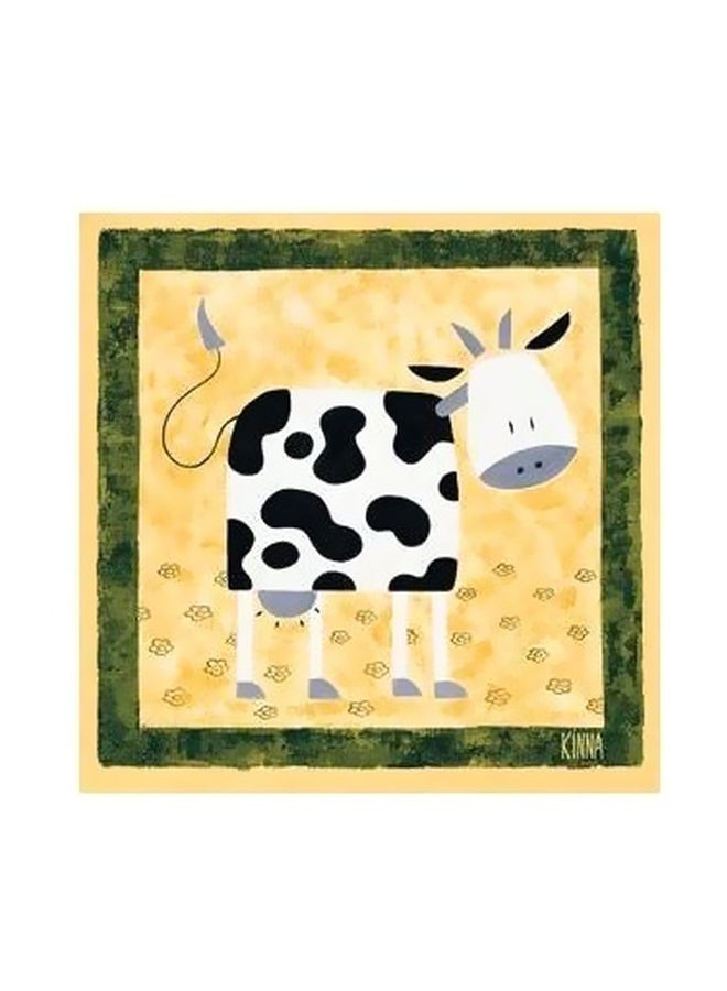 بوستر حائط للتزيين متعدد الألوان 32x32سم