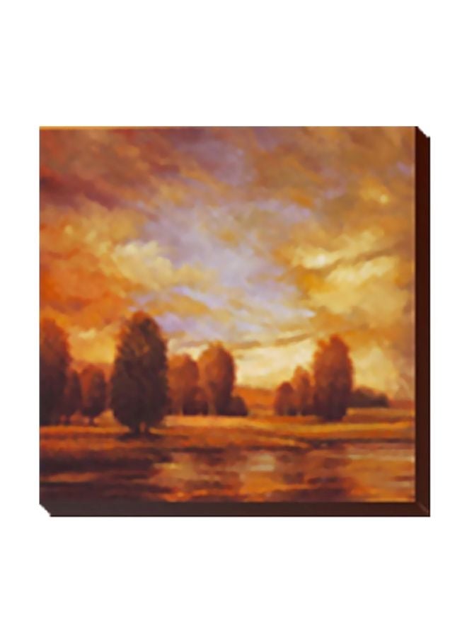 بوستر جداري للتزيين مع إطار بيج 24x24سم