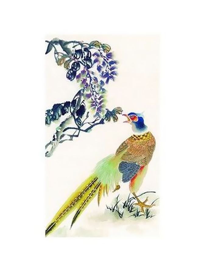 بوستر حائط للتزيين أخضر/أرجواني/أحمر 45 X31سم