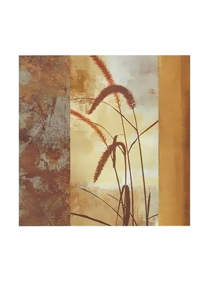 Decorative Wall Poster Beige/Brown/Grey 32x32cm