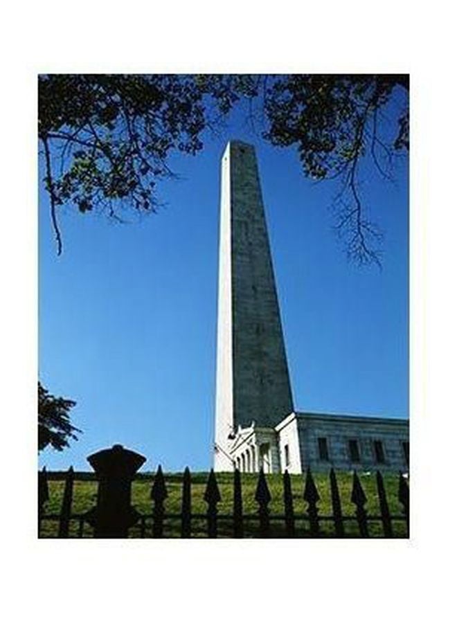 بوستر حائط للتزيين أزرق/أخضر/رمادي 45x31سم