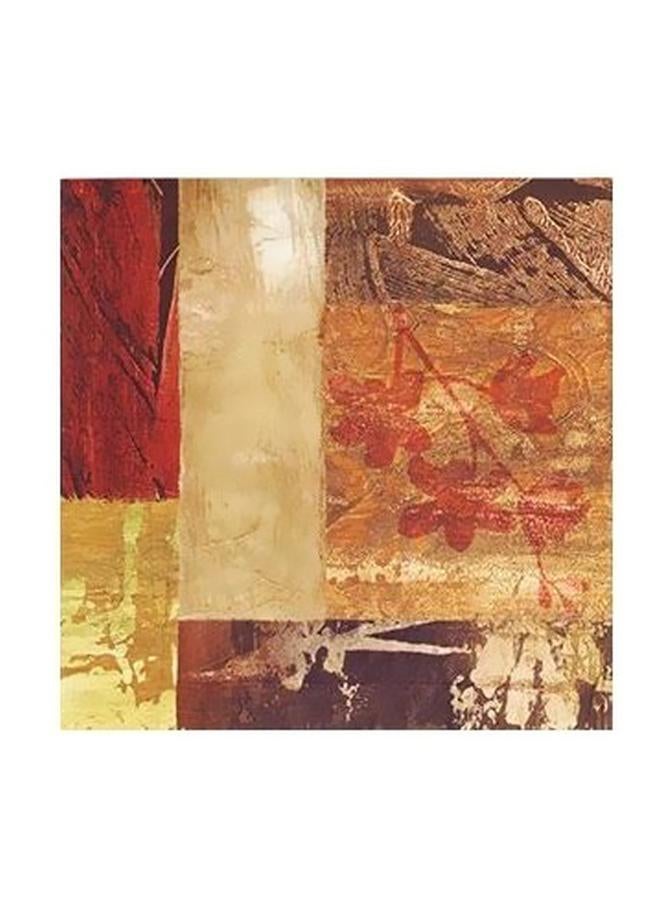 بوستر حائط للتزيين أحمر/أسود/بيج 50x50سم