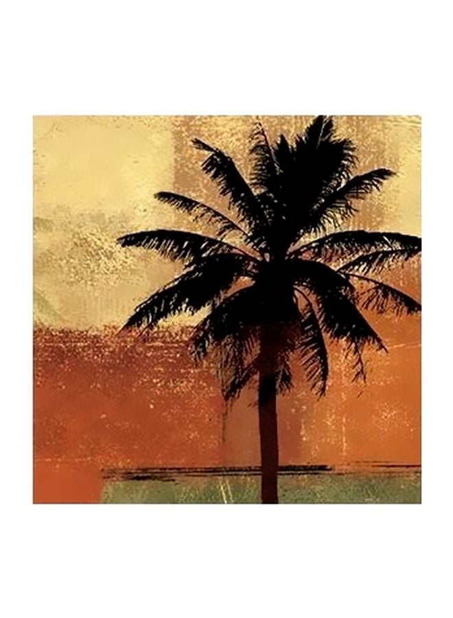 لوحة فنية لديكور الحائط بني/بيج/أسود 23x23سم