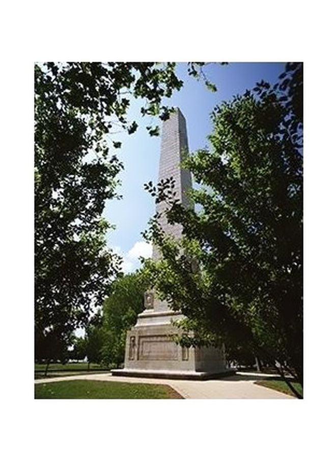 Decorative Wall Poster Green/Blue/Black 60 X40cm