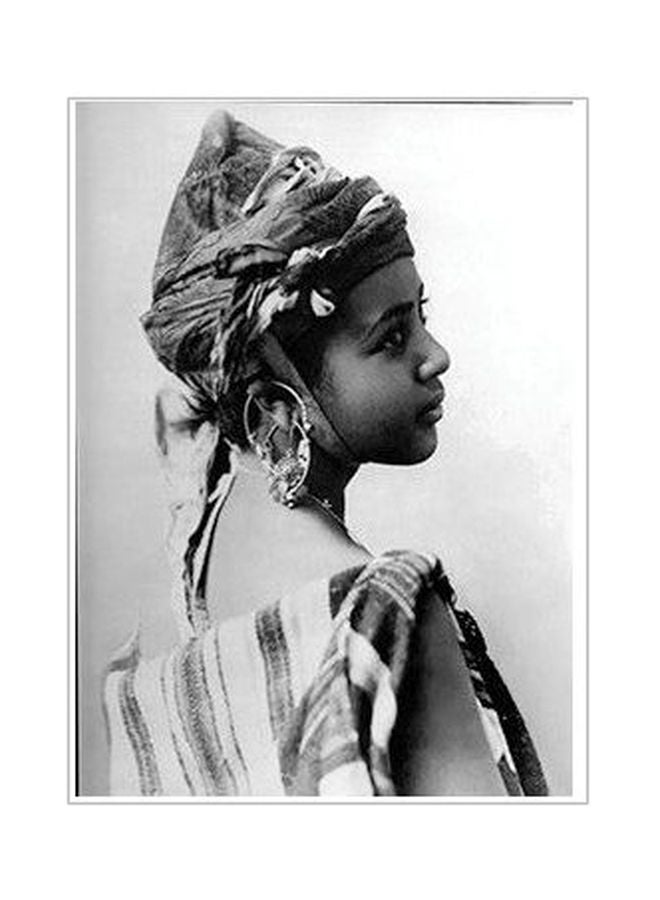 Decorative Wall Poster Black/White 34x24cm