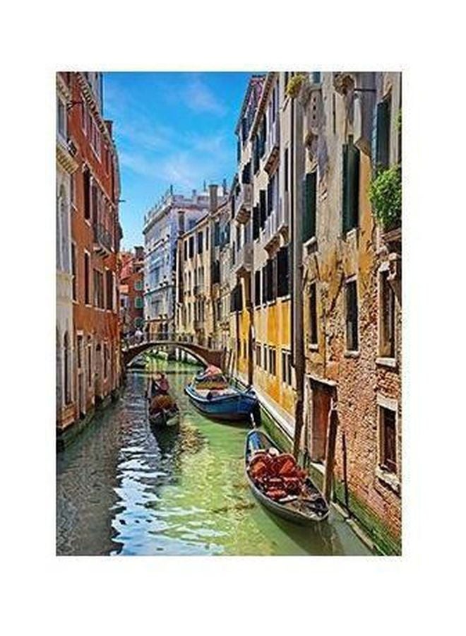 بوستر حائط للتزيين إخضر / أزرق / أحمر 34 ×24سم