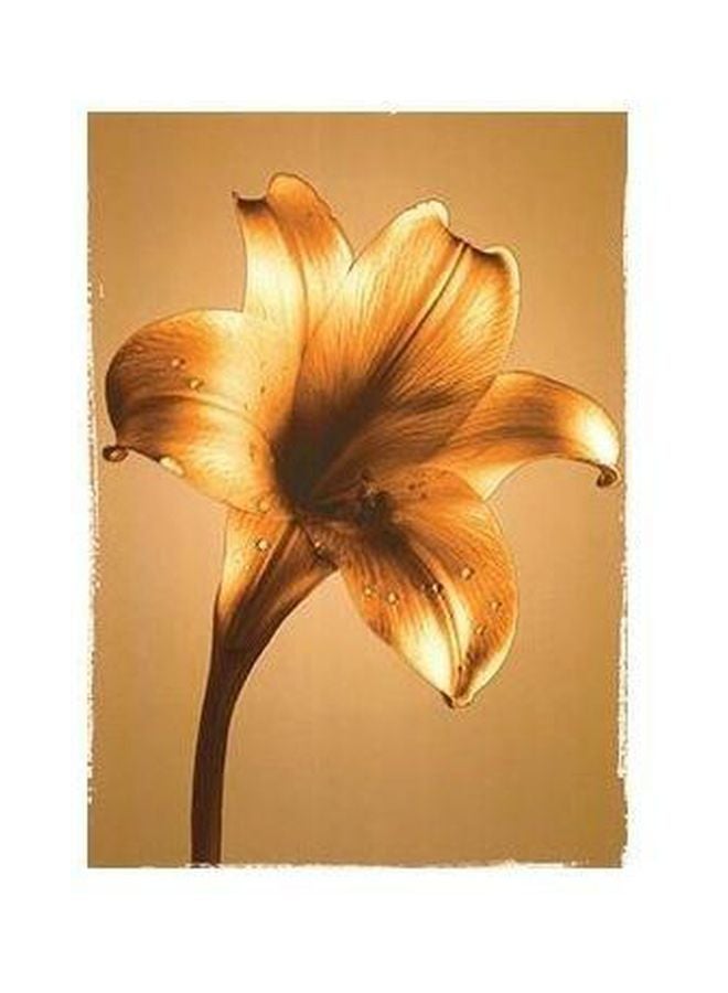 بوستر حائط للتزيين ذهبي 34 ×24سم