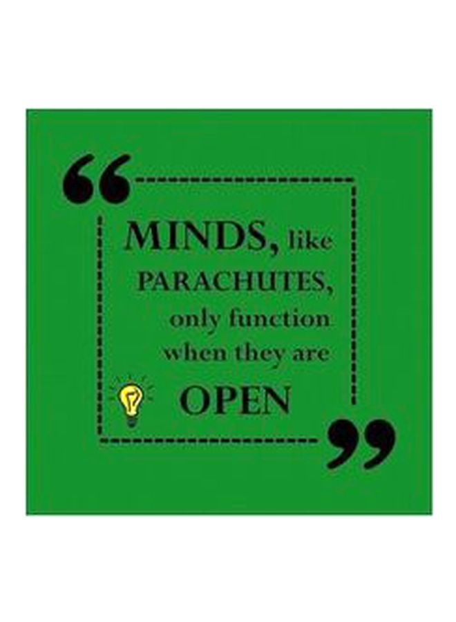 بوستر حائط للتزيين أخضر/أسود 15x15سم