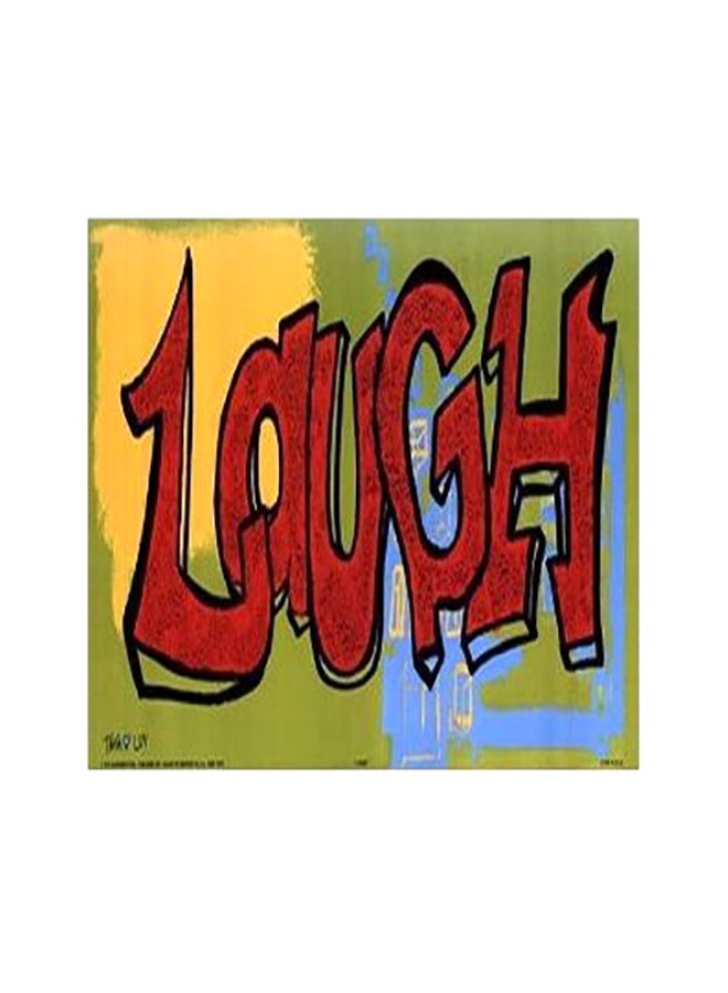 بوستر حائط للتزيين أحمر / أصفر / أخضر 50x50سم