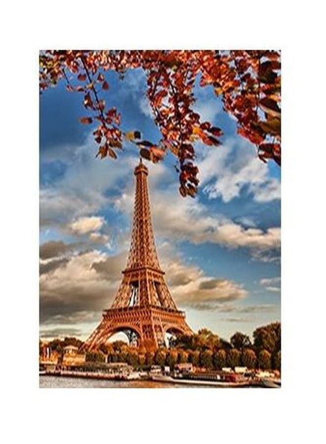 PHOTOBLOCK Decorative Wall Poster Blue/White/Brown 60 x40cm 