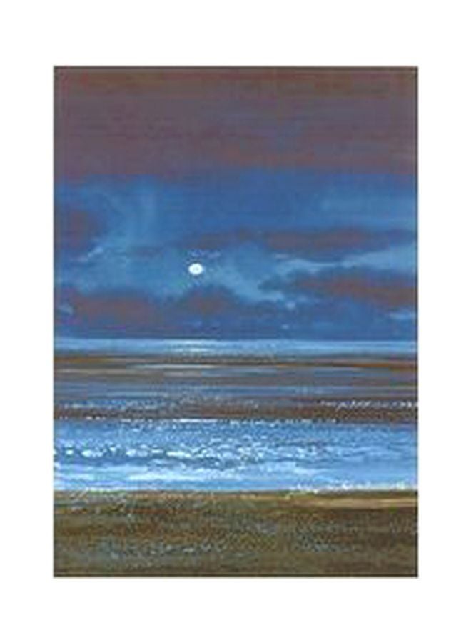 PHOTOBLOCK Decorative Wall Poster Blue/Beige 60 X40cm 