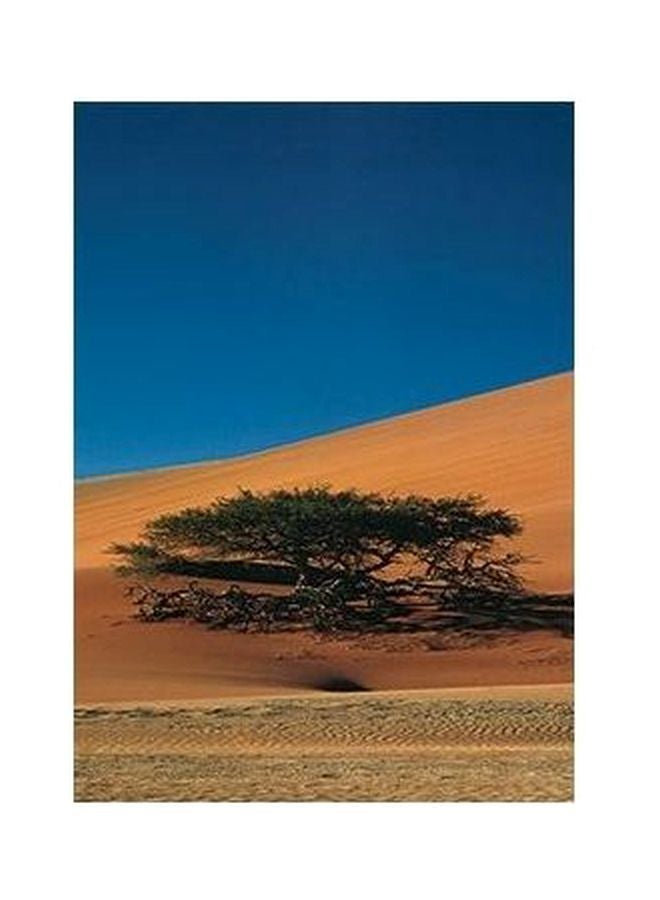 بوستر حائط للتزيين أزرق/ بيج/ أخضر 45x31سم