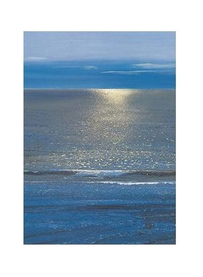 PHOTOBLOCK Decorative Wall Posters Blue/White/Yellow 45x31cm