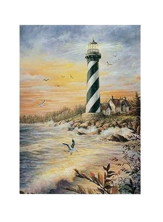 PHOTOBLOCK Decorative Wall Poster Grey/White/Blue 60 X40cm 