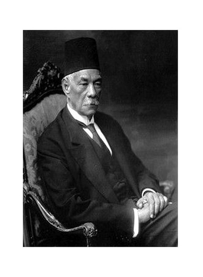 بوستر حائط للتزيين أسود/ أبيض/ رمادي 60x40سم