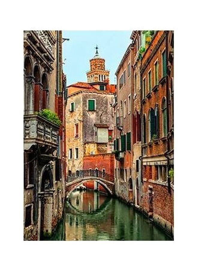 PHOTOBLOCK Decorative Wall Poster Red/Beige/Green 60 X40cm 