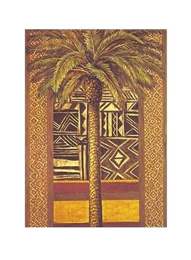 بوستر حائط للتزيين ذهبي/ بني/ أصفر 45x31سم