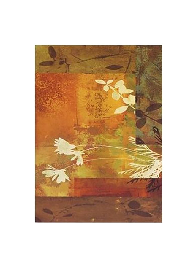 PHOTOBLOCK Decorative Wall Poster Orange/Beige/Brown 60 X40cm 