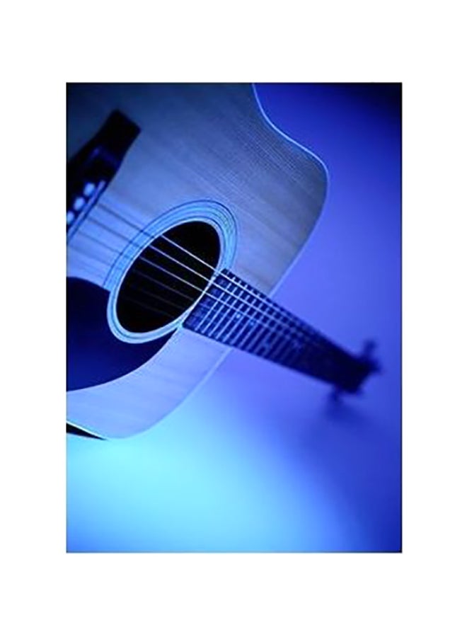 بوستر حائط للتزيين أزرق 24x18سم