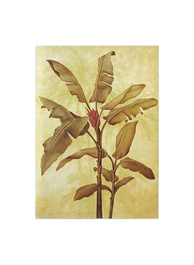 بوستر حائط للتزيين بني/أخضر 45x31سم